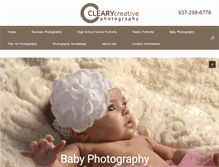 Tablet Screenshot of daytoncreativephotography.com